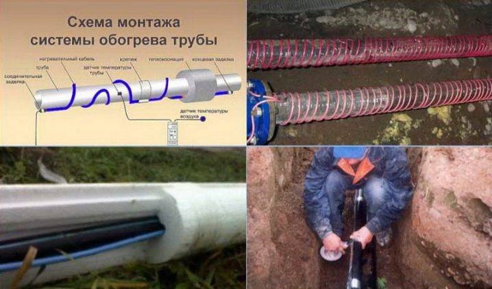 Types et installation d'un câble chauffant pour la plomberie à l'intérieur d'un tuyau