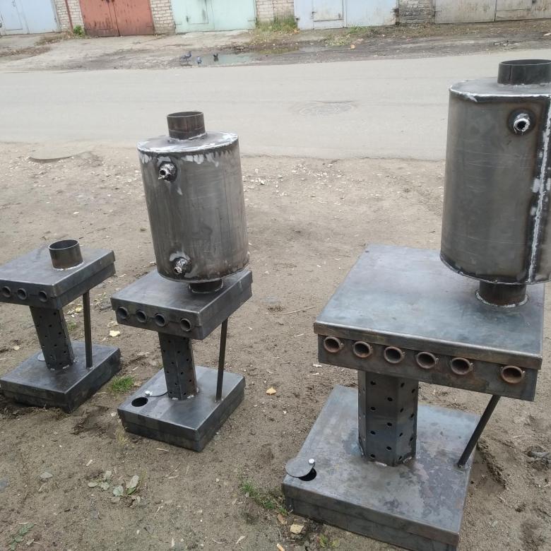 Poêle à ventre à faire soi-même à l'huile usagée : appareil, dessin, fabrication