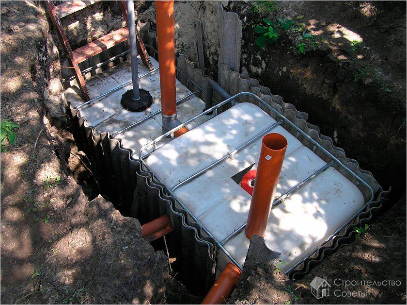 Fosse septique à faire soi-même d'eurocubes: un guide de montage étape par étape