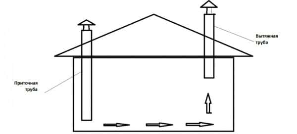 Ventilation dans le poulailler: schéma et dispositif