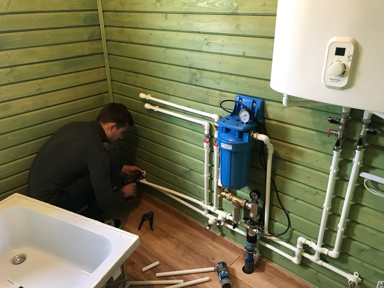 Approvisionnement en eau pour une maison privée