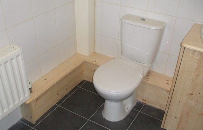 Boîte dans les toilettes - tout sur les eaux usées