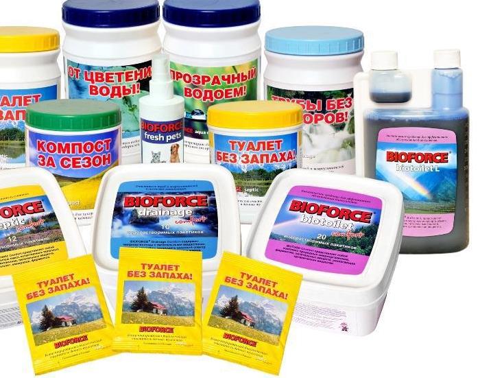 Nettoyants pour toilettes d'extérieur - les meilleurs antiseptiques et poudres