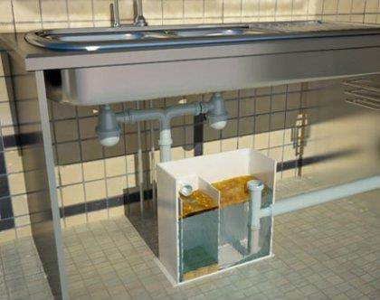 Bac à graisse pour les égouts