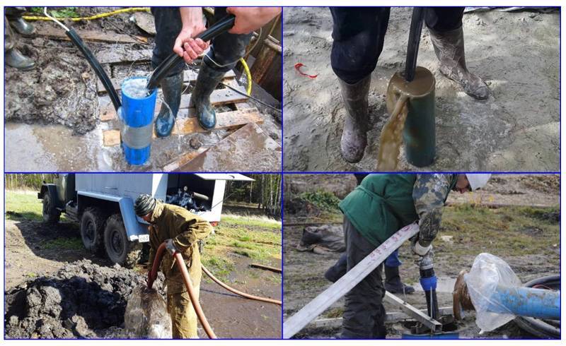 Comment pomper un puits après forage - bon de travail