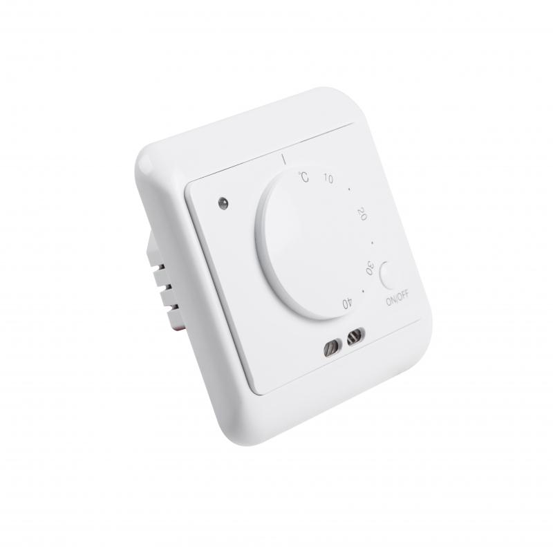 Régulateurs de température avec capteur de température de l'air pour la commande d'appareils et d'installations de chauffage