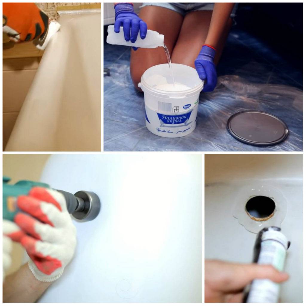 Revêtement de bain acrylique à faire soi-même - comment bien le faire