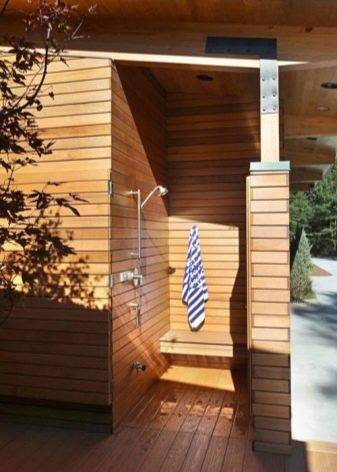 Réservoir pour une douche d'été : conseils pour choisir un modèle fini + comment construire un produit fait maison