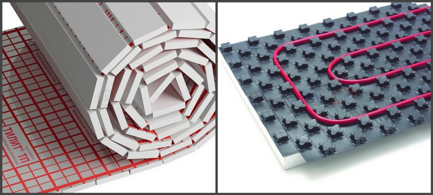 Substrat sous un plancher chauffé à l'eau: comment choisir le meilleur, caractéristiques, installation à faire soi-même