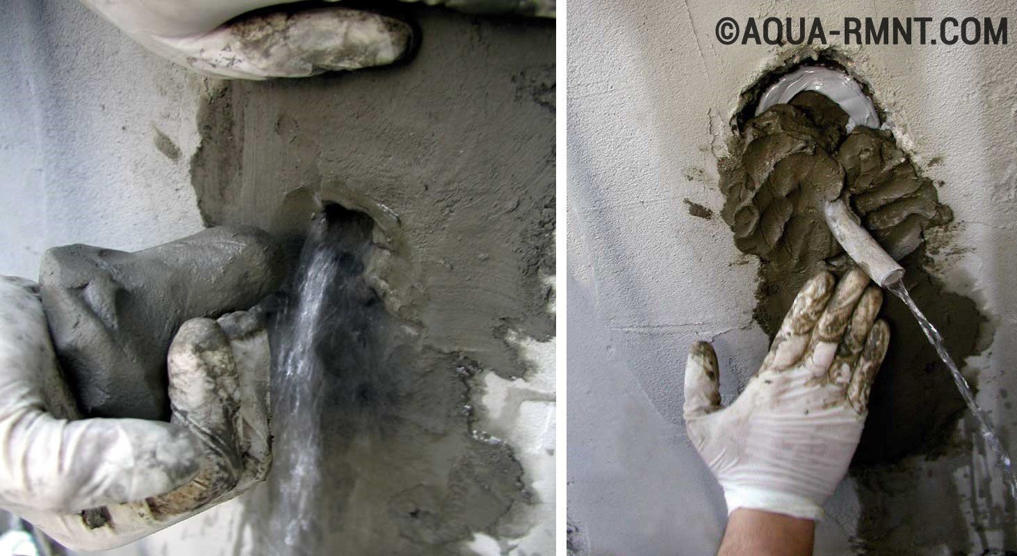 Hydroseal pour un puits ou comment sceller rapidement et avec compétence un espace dans un anneau en béton