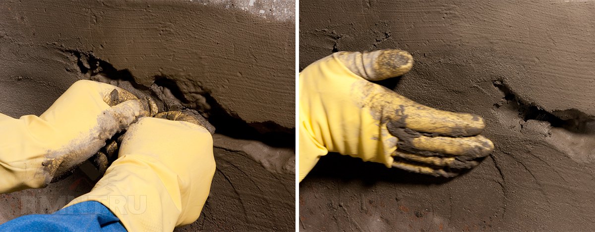 Joints d'étanchéité dans un puits constitué d'anneaux en béton