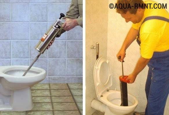 Blocage dans les toilettes comment nettoyer