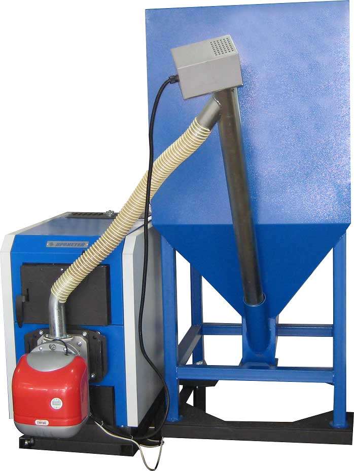 Chaudière à pellets "Svetlobor": conception, spécifications, avis