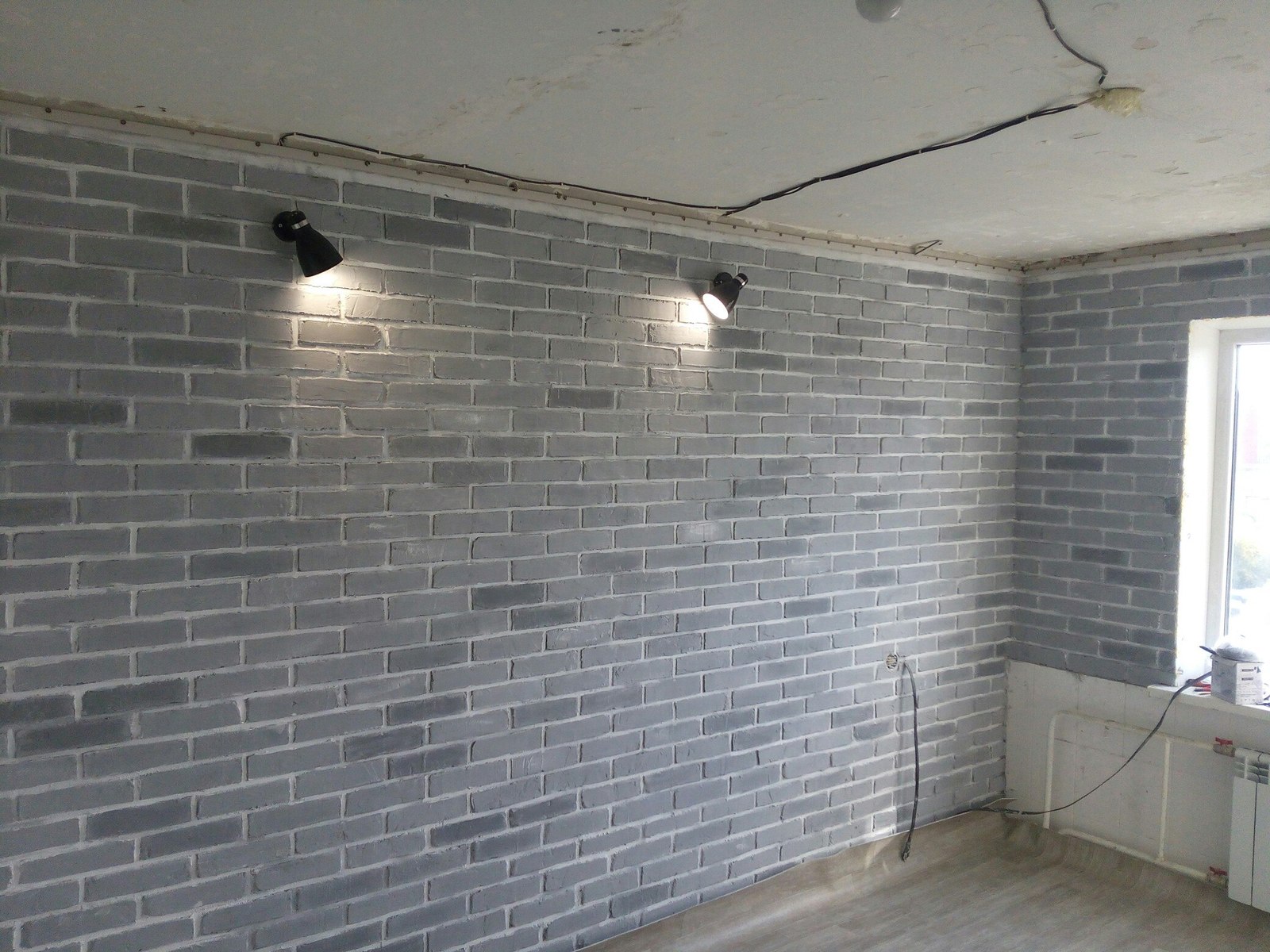 Imitation brique pour la décoration intérieure | (80+ idées de photos)