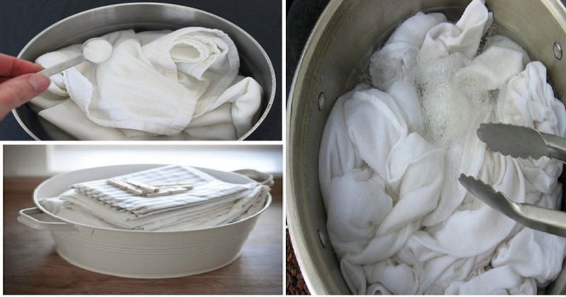Comment blanchir les serviettes à la maison : les meilleures méthodes de blanchiment pour les gaufres de cuisine et les produits éponge