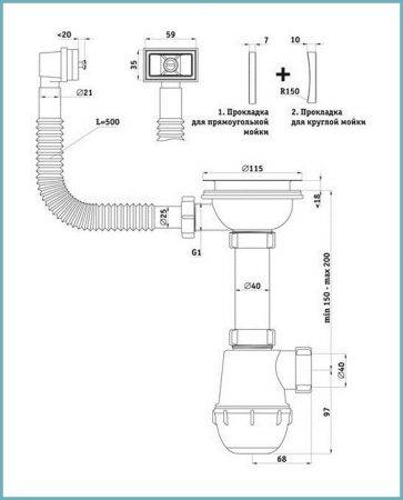 Comment assembler et installer un siphon d'évier dans la cuisine: instructions d'installation étape par étape