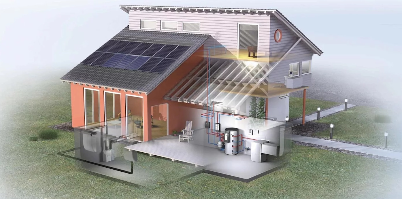 Nous construisons notre propre maison économe en énergie avec des factures de chauffage et d'électricité minimales