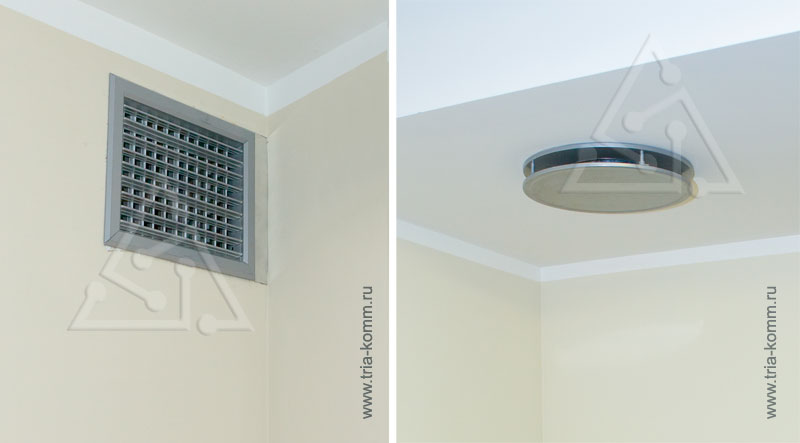 Installation de la ventilation sur le toit : installation de la sortie de ventilation et des unités d'alimentation