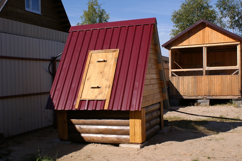 Maison de puits à faire soi-même: dessins cotés