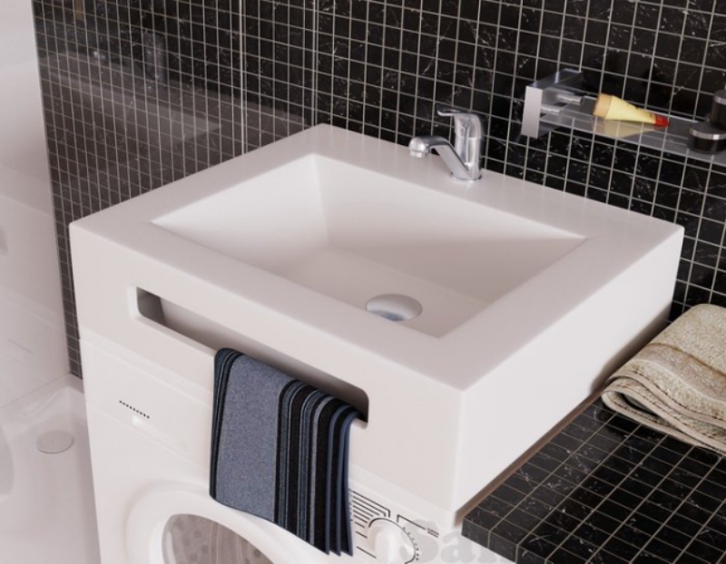 Machine à laver dans une petite salle de bain sous l'évier: caractéristiques et classement des meilleurs fabricants