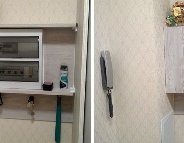 On masque le bouclier dans le couloir : comment se cacher sans déranger l'intérieur