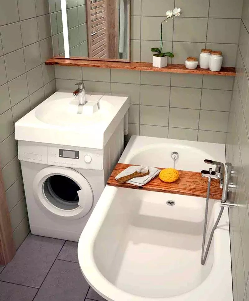 Machine à laver dans une petite salle de bain sous l'évier: caractéristiques et classement des meilleurs fabricants