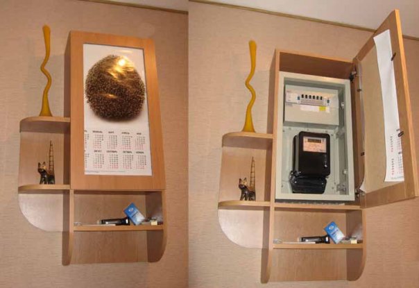 On masque le bouclier dans le couloir : comment se cacher sans déranger l'intérieur