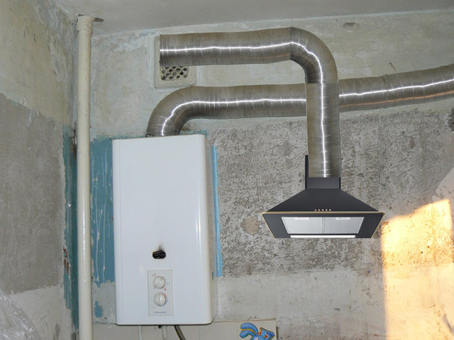 Ventilation d'une chaudière à gaz dans une maison privée: règles d'aménagement et méthodes d'installation