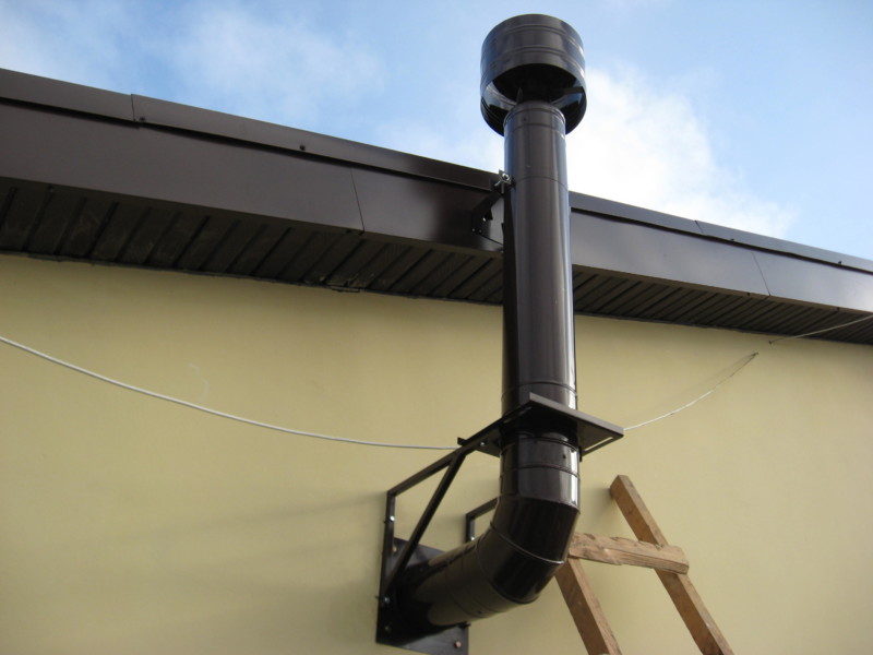 Ventilation par aspiration à travers le mur d'une maison privée: dispositif et principe de fonctionnement