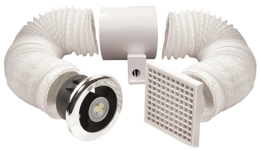 Connexion d'un ventilateur d'extraction dans une toilette