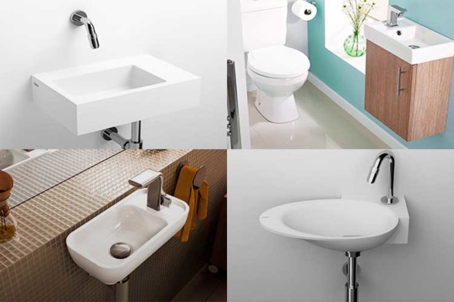 Petits éviers de salle de bain: sélection de photos d'options de conception + conseils pour choisir et installer