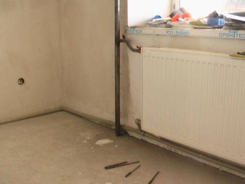 Système de chauffage monotube d'une maison privée