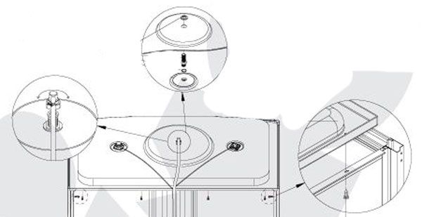 Rouleaux de douche : critères de sélection des ferrures de porte, instructions d'installation et de remplacement