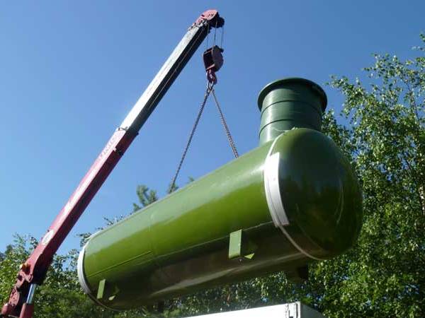 Réservoir de gaz pour donner : mini réservoirs de gaz verticaux avec horizontaux