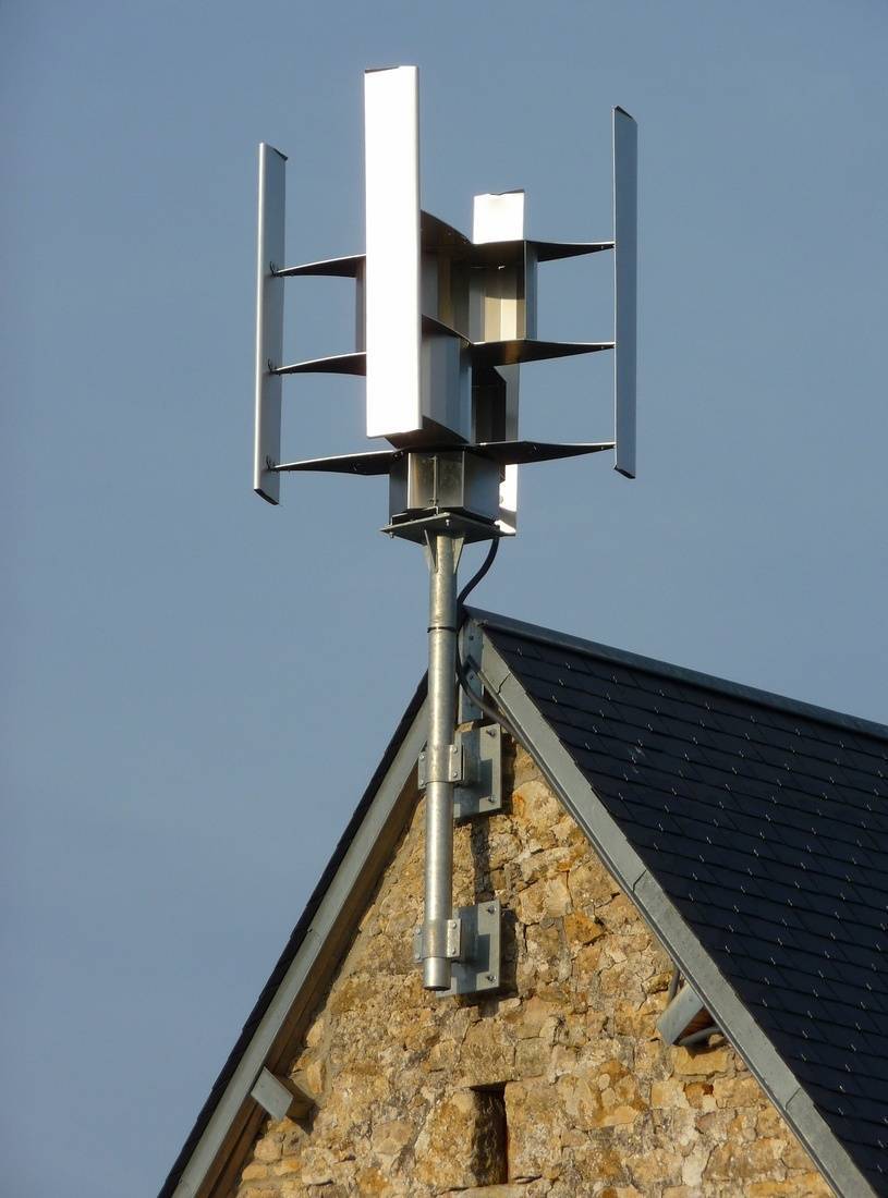 Éolienne verticale à faire soi-même: comment assembler une éolienne à axe de rotation vertical