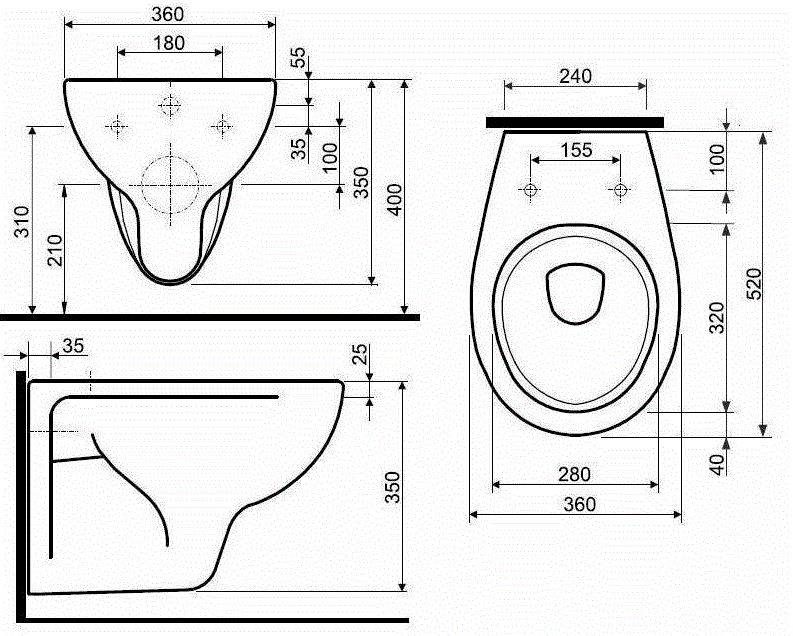 Tout savoir sur les dimensions de la cuvette WC avec réservoir : dimensions standards, volume, poids et critères de choix