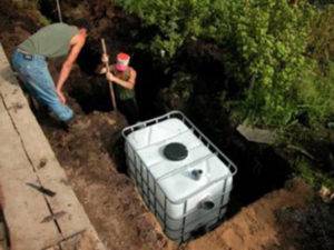 Comment faire une fosse septique à partir d'eurocubes de vos propres mains - instructions détaillées d'installation de photos