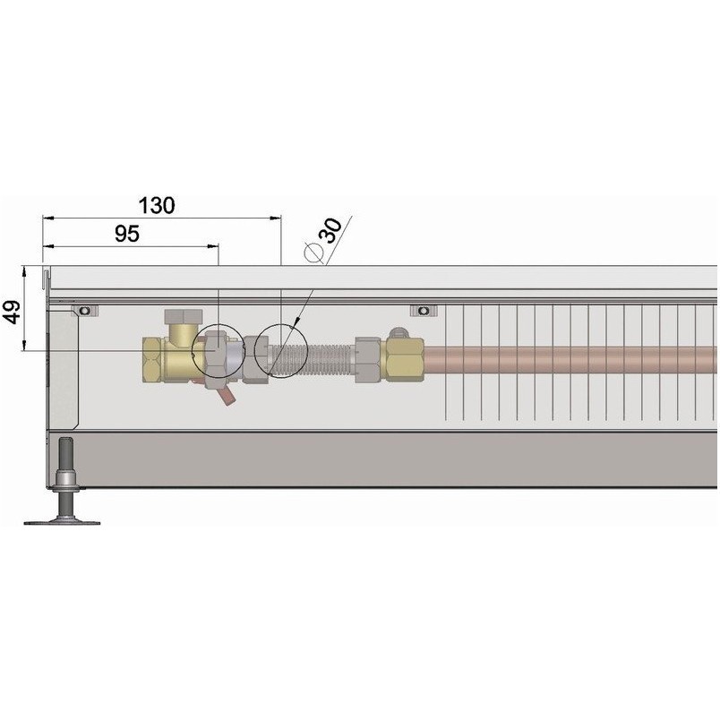 Convecteurs tchèques Minib pour pièces sèches et humides