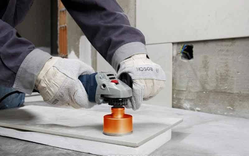 Foret à carrelage : un ensemble d'outils diamantés pour percer la céramique et le carrelage