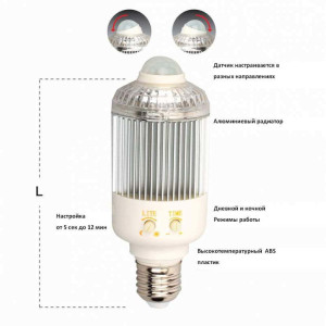 Lampes avec détecteur de mouvement : comment elles fonctionnent, comment se connecter + TOP des meilleurs fabricants