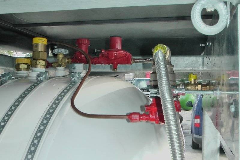 Réservoir de gaz mobile: objectif, caractéristiques de conception et d'installation, exigences de placement