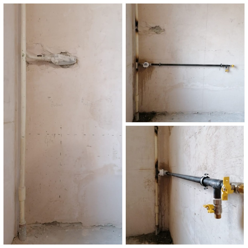 Comment se passe le transfert d'un tuyau de gaz dans un appartement et une maison