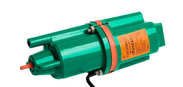 Pompe vibrante submersible "Brook": un aperçu de la conception, des caractéristiques + des avis de consommateurs