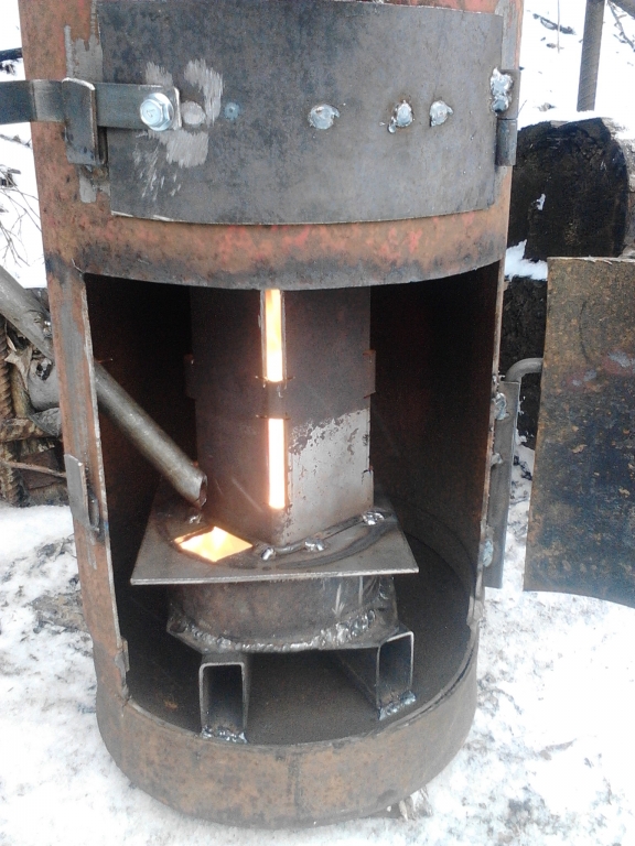 Poêle Potbelly en développement expérimental