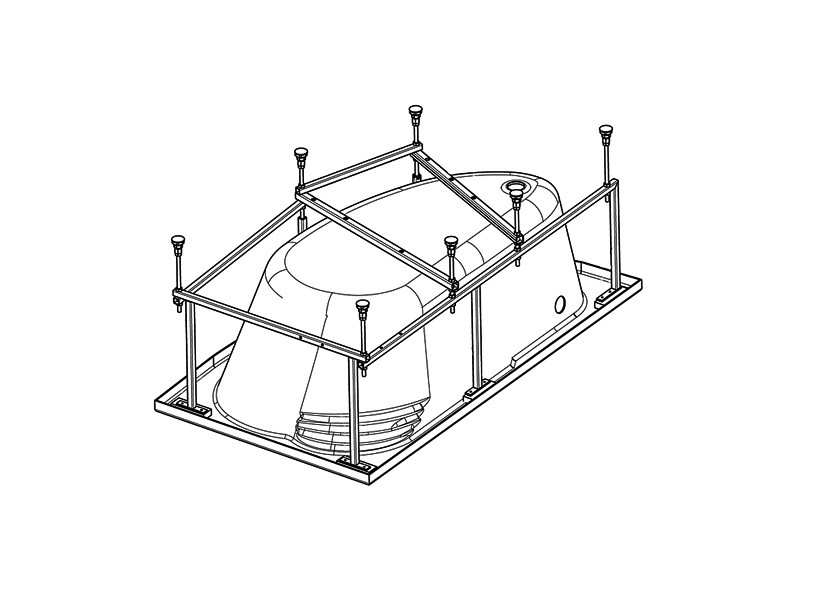 Cadre de salle de bain - guide de fabrication, conceptions optimales et préparation pour les modèles de bain non standard (105 photos)