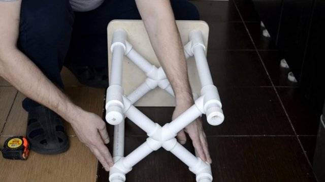 Comment fabriquer soi-même une chaise à partir de tuyaux en polypropylène: instructions étape par étape pour la fabrication