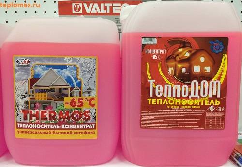 Comment choisir et quels sont les liquides de refroidissement pour les systèmes de chauffage?