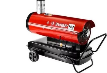 Pistolets à gaz thermiques: 10-30 kW pour le chauffage de locaux d'habitation et autres, classement des meilleurs, principe de fonctionnement et avis