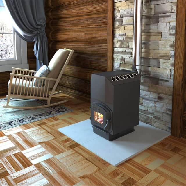 Organisation du chauffage des bâtiments multi-pièces à l'aide de poêles à bois