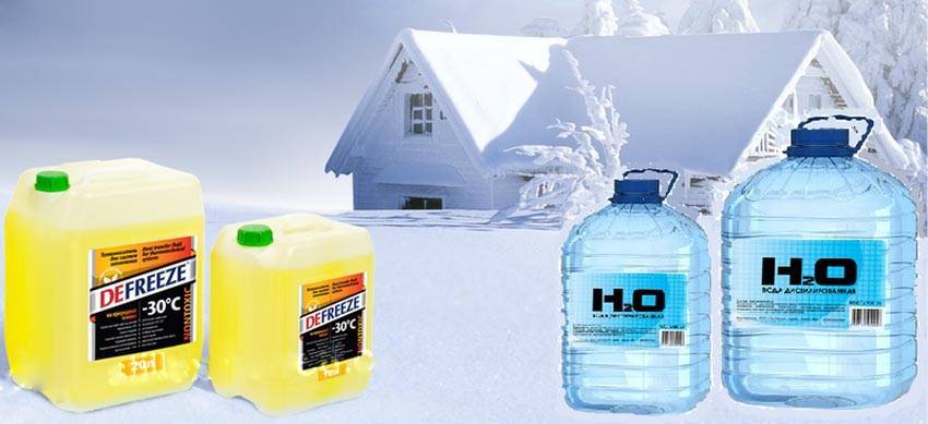 Caloporteur pour le système de chauffage d'une maison de campagne: critères de sélection